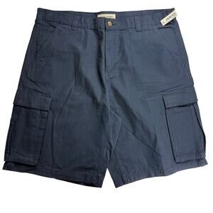 Amazon Essentials Cargo Shorts - Size 40W - Navy Blue